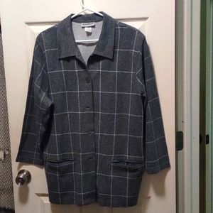 Knit Jacket, size 1X, Eccotoo; lightweight.